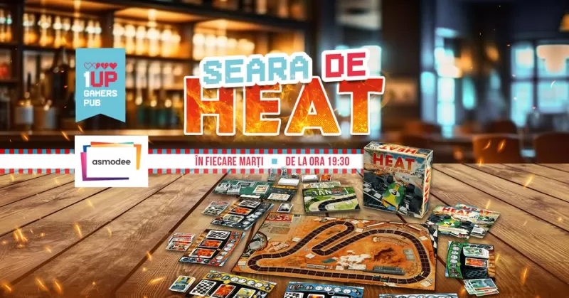 Seară de Heat – Start Your Engines! powered by Asmodee Romania -1