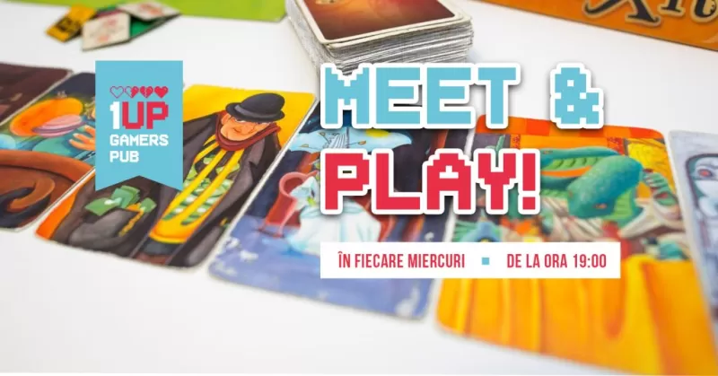 1UP Meet & Play – O seară de Board Games și Socializare -1