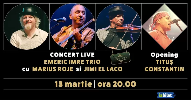 Emeric Imre Trio cu Marius Roje & Jimi El Laco/Opening Titus Constantin -1