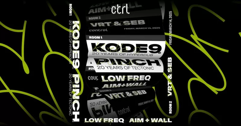 ctrl nights: Kode9 [UK], Pinch [UK], Low Freq, aim+wall, VRT & Seb -1