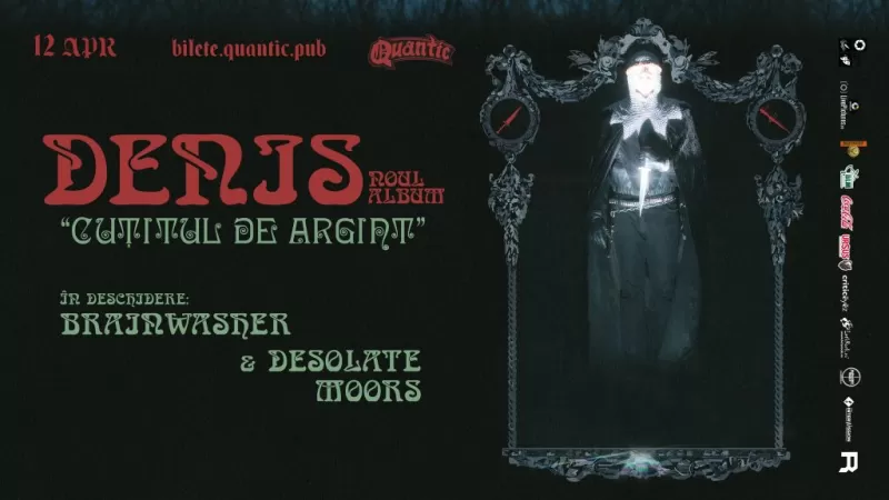 D.E.N.I.S. – Lansare Album “Cuțitul De Argint” | În deschidere: Brainwahser + Desolate Moors -1